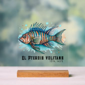 Waterkleurserie: Lionfish Acryl Bord (Neutraal)