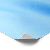 Waterkleurtekening van Zeester Poster (Hoek)