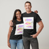 waterkleurvis t-shirt (Unisex)
