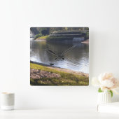 waterklok vierkante klok (Huis)