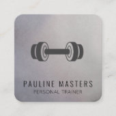 Waterkoker Bell Dumbell Icon | Personal Trainer Afsprakenkaartje (Voorkant)