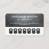 Waterkoker Bells / Punch Kaart Sessies / Grunge Klantenkaartje (Voorkant)