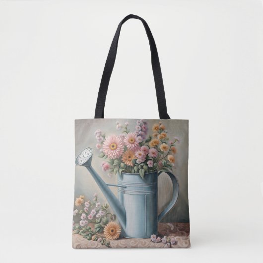Waterkoker, Zwart & witte kunst, Lente Kunst Tote Bag (Voorkant)