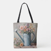 Waterkoker, Zwart & witte kunst, Lente Kunst Tote Bag (Achterkant)