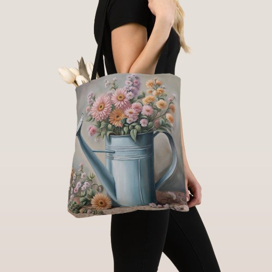 Waterkoker, Zwart & witte kunst, Lente Kunst Tote Bag (Dichtbij)