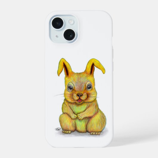 Waterkonijn iPhone 15 Case (Achterkant)