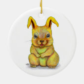 Waterkonijn Keramisch Ornament (Achterkant)