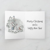 Waterkonijn Kerstboom Kaart (Binnen)