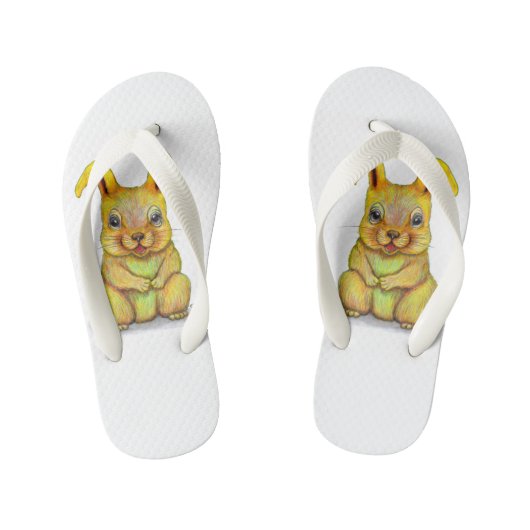 Waterkonijn Kinder Teenslippers (Voetbed)