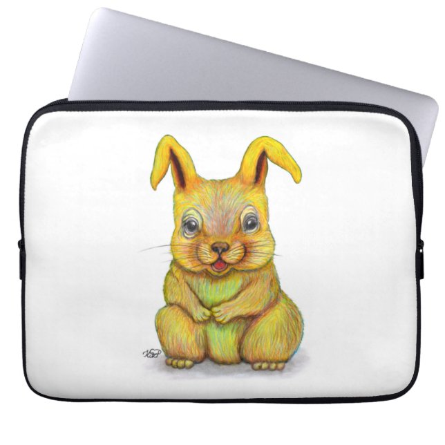 Waterkonijn Laptop Sleeve (Voorkant)