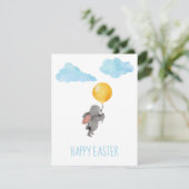 Waterkonijn Pasen Feestdagenkaart (Staand voorkant)