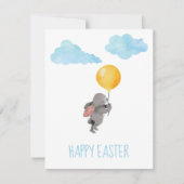 Waterkonijn Pasen Feestdagenkaart (Voorkant)
