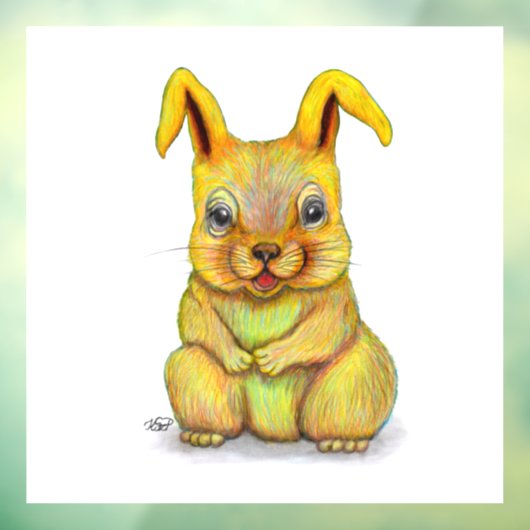 Waterkonijn Raamsticker (Vel 3)