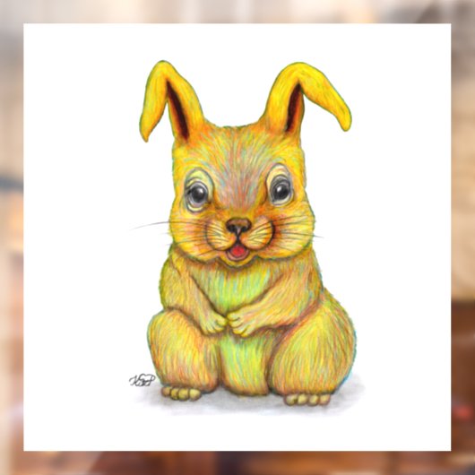 Waterkonijn Raamsticker (Vel 2)