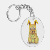 Waterkonijn Sleutelhanger (Voorkant Links)