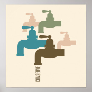 Waterkraan Poster