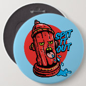 Waterkraan ronde button 6,0 cm (Voorkant /achterkant)