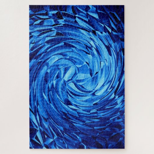 waterkristal draaikolk puzzel legpuzzel (Verticaal)