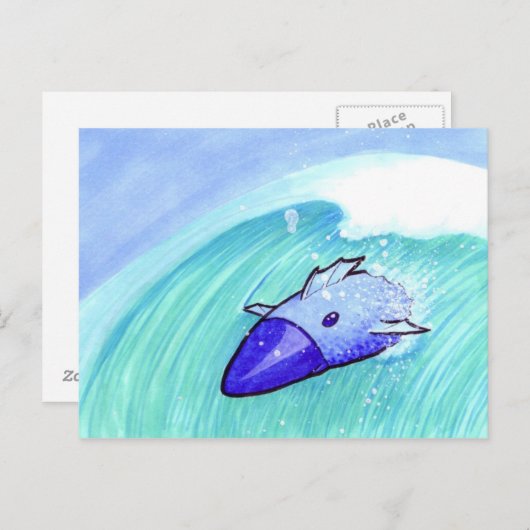 Waterkuikens van briefkaart (Voorkant / Achterkant)