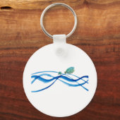 waterkunst : vader vis , kind vis sleutelhanger (Voorkant)