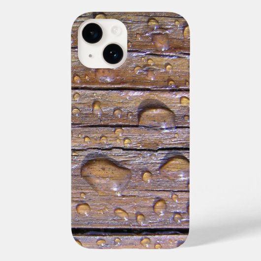 Waterkussens op bijtend hout Case-Mate iPhone case (Achterkant)