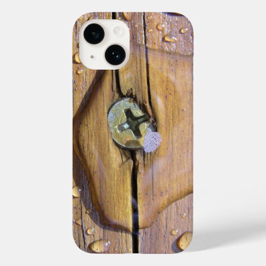Waterkussens op hout Sluit foto's Case-Mate iPhone Case (Achterkant)