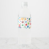 Waterlabel Handdraai droogvat Waterfles Etiket (Achterkant)
