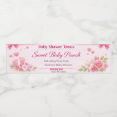 waterlabel waterfles etiket (Enkel label)