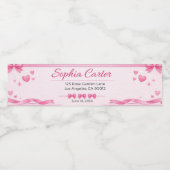 waterlabel waterfles etiket (Enkel label)