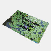 Waterlantaarnkussens Welkom bij onze Pond Deurmat (Schuin)