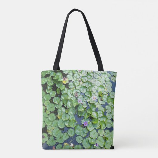 Waterlantaarns op een canvas tas (Achterkant)