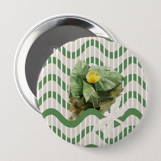 Waterleidingpatroon Ronde Button 4,0 Cm (Voorkant /achterkant)