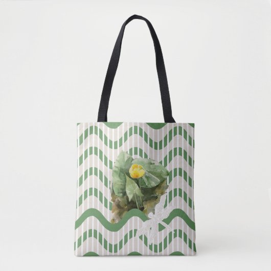 Waterleidingpatroon Tote Bag (Voorkant)