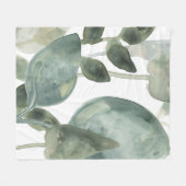 Waterlekken - Waterverf Fleece Deken (Voorkant (Horizontaal))