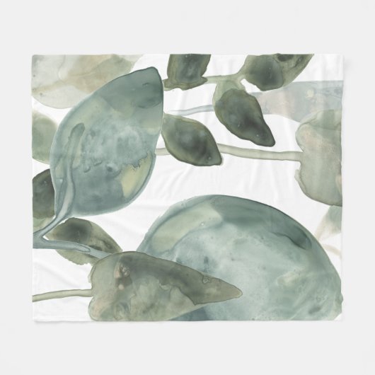 Waterlekken - Waterverf Fleece Deken (Voorkant (Horizontaal))