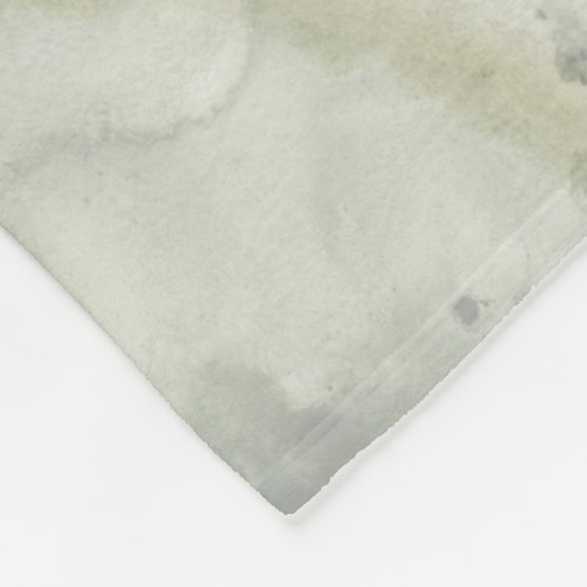 Waterlekken - Waterverf Fleece Deken (Hoek)