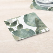 Waterlekken - Waterverf Kartonnen Onderzetters (Schuin)