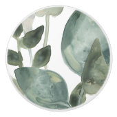 Waterlekken - Waterverf Keramische Knop (Voorkant)