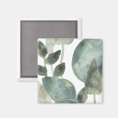 Waterlekken - Waterverf Magneet (Voorkant / Achterkant)