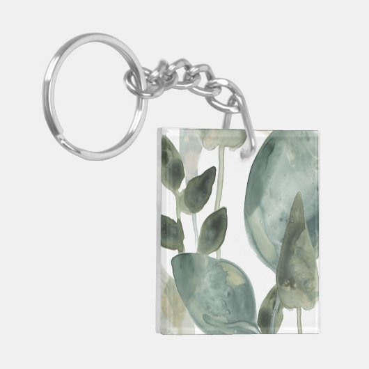 Waterlekken - Waterverf Sleutelhanger (Voorkant Links)