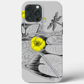 Waterlelengrafie Case-Mate iPhone Case (Achterkant)