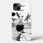Waterlelengraving Case-Mate iPhone Case (Achterkant)