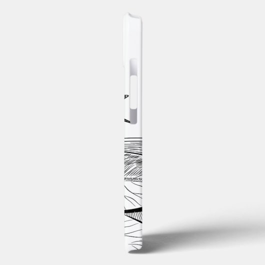 Waterlelengraving Case-Mate iPhone Case (Achterkant / Links)