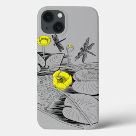 Waterlelengraving Case-Mate iPhone Case