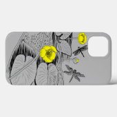 Waterlelengraving Case-Mate iPhone Case (Achterkant (horizontaal))