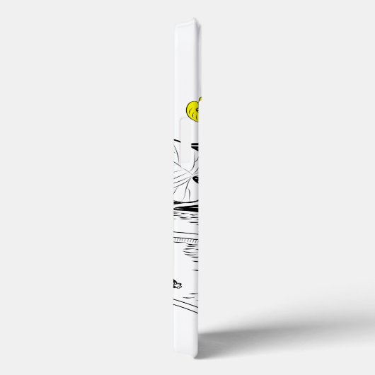 Waterlelengraving Case-Mate iPhone Case (Achterkant / Rechts)