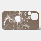 Waterlelengraving Case-Mate iPhone Case (Achterkant (horizontaal))