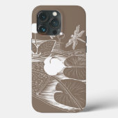 Waterlelengraving Case-Mate iPhone Case (Achterkant)