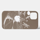 Waterlelengraving Case-Mate iPhone Case (Achterkant (horizontaal))