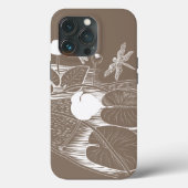 Waterlelengraving Case-Mate iPhone Case (Achterkant)